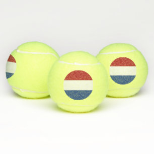Patriotic Tennis Ball mit Flagge der Niederlande