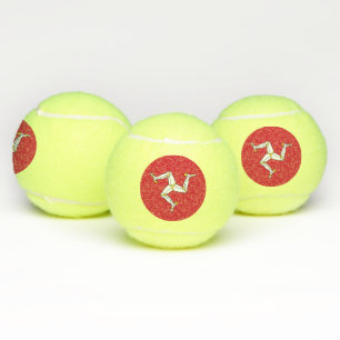 Patriotic Tennis Ball mit Isle Man Flag, UK
