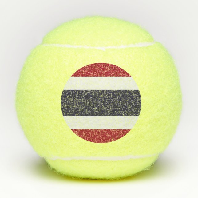 Patriotic Tennis Ball with Flag of Thailand (Vorderseite)