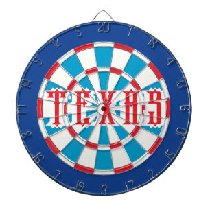 Patriotic TEXAS Americana Dartscheibe
