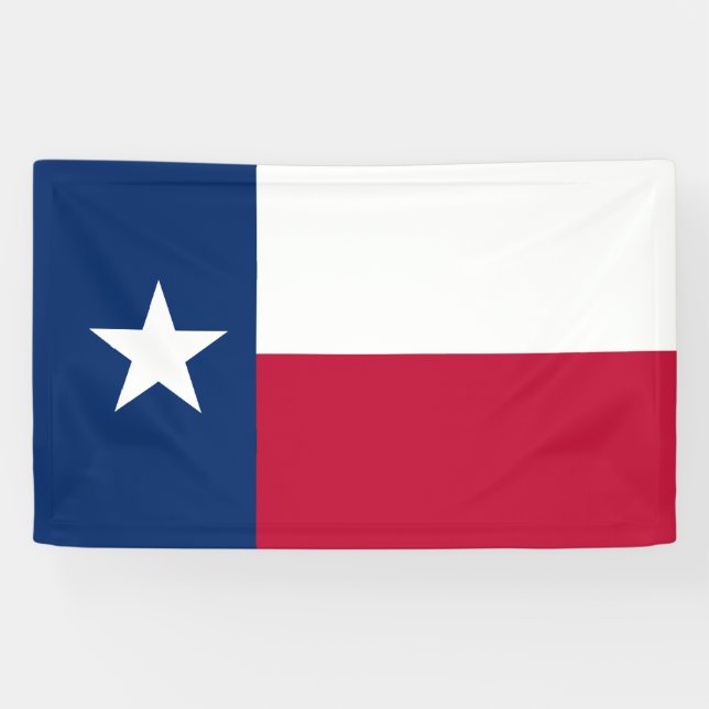 Patriotic Texas-Staatsflagge Banner (Horizontal)