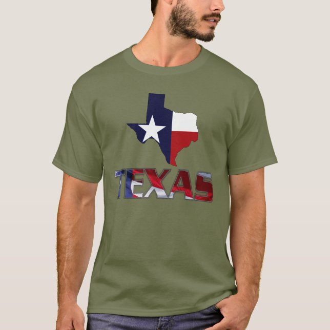 Patriotic Texas T-Shirt (Vorderseite)