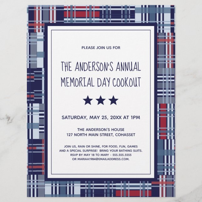 Patriotic Theme Ansammlung Flyer (Gedenktag etc.) (Vorne)