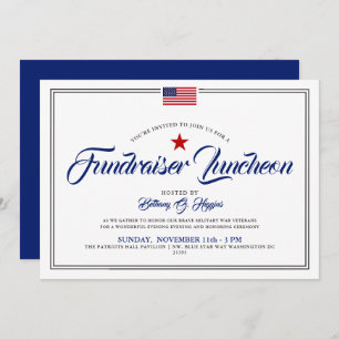 Patriotic Themed Event American Flag Horizontal   Einladung