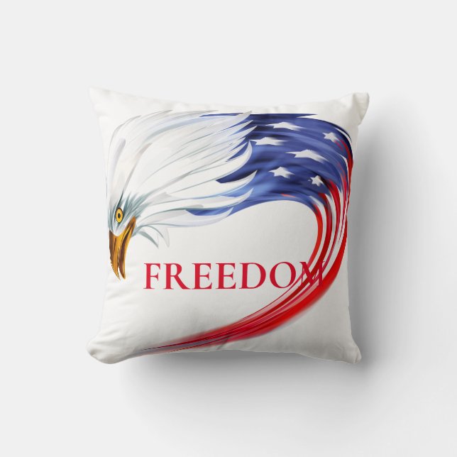 Patriotic Throw Kissen (Vorderseite)
