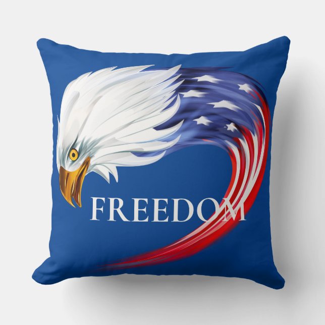 Patriotic Throw Kissen (Vorderseite)