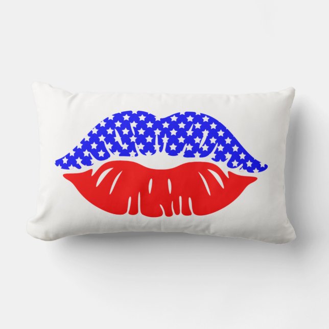 Patriotic Throw Kissen (Vorderseite)