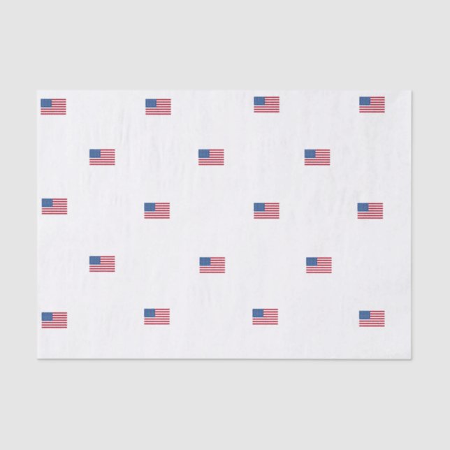 patriotic tissue paper seidenpapier (Vorderseite)