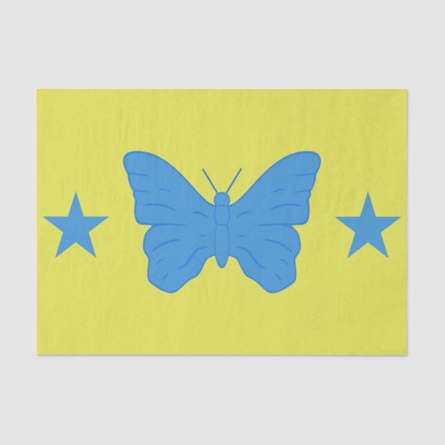 Patriotic tissue paper with flag of Bady Bassit Seidenpapier (Vorderseite)