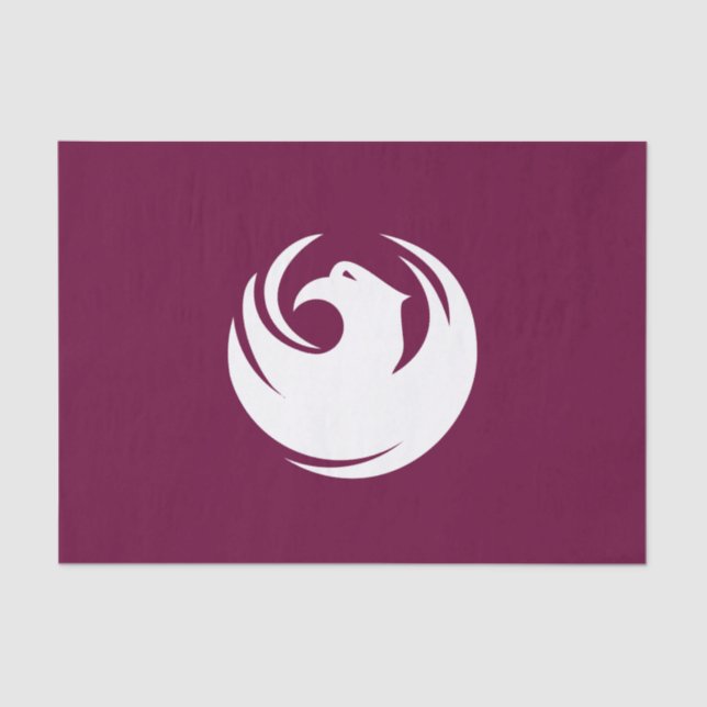 Patriotic tissue paper with flag of Phoenix City Seidenpapier (Vorderseite)