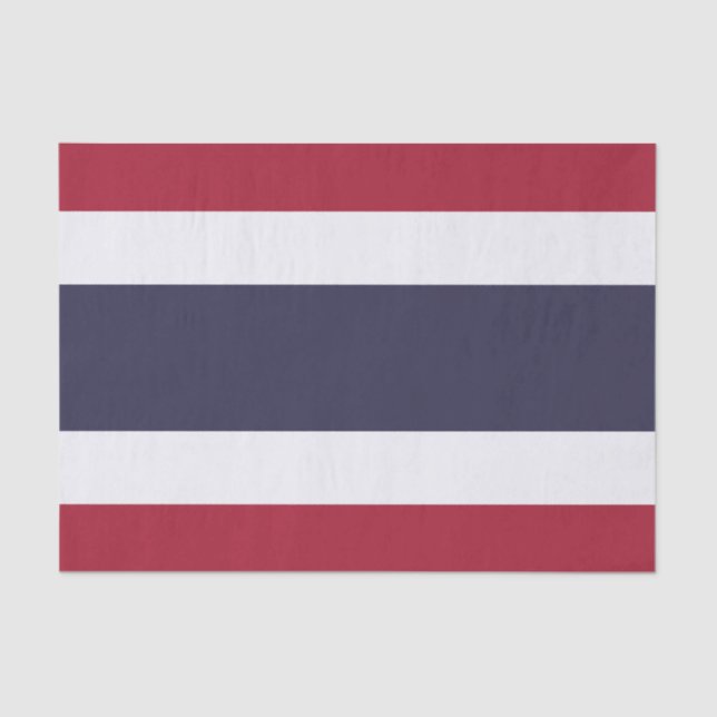 Patriotic tissue paper with flag of Thailand Seidenpapier (Vorderseite)