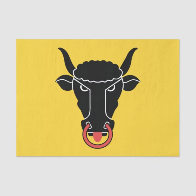 Patriotic tissue paper with flag of Uri canton Seidenpapier (Vorderseite)