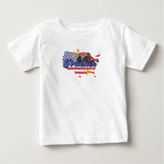 Patriotic Truckin' Baby T-shirt
