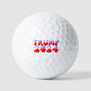 Patriotic Trump 2024 Retro Vintag Golfball