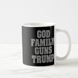 Patriotic Trump God Family Guns Trump Kaffeetasse