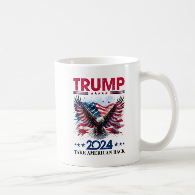 Patriotic Trump Kaffeetasse (Rechts)