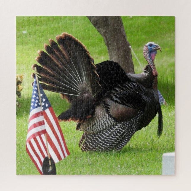 Patriotic Turkey Strut Puzzle (Vertikal)