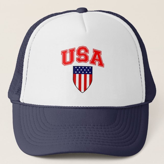 Patriotic U.S. Truckerkappe (Vorderseite)