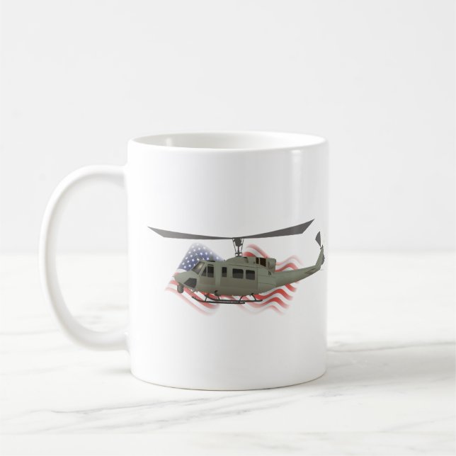 Patriotic UH-1N Iroquois Helicopter Kaffeetasse (Links)
