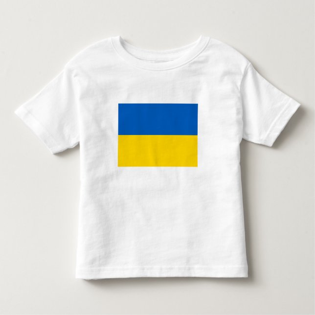 Patriotic Ukraine Flag Kleinkind-T - Shirt (Vorderseite)