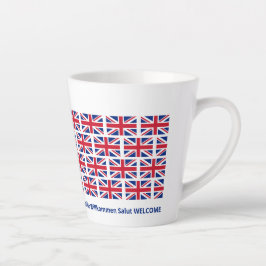 Patriotic Union Jack UK Flag Hospitality Milchtasse
