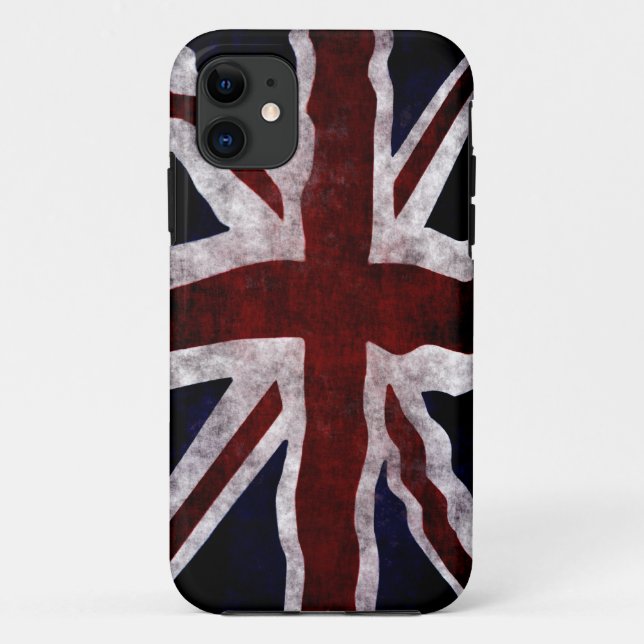 Patriotic Union Jack UK Gewerkschaft Flag Case-Mate iPhone Hülle (Rückseite)