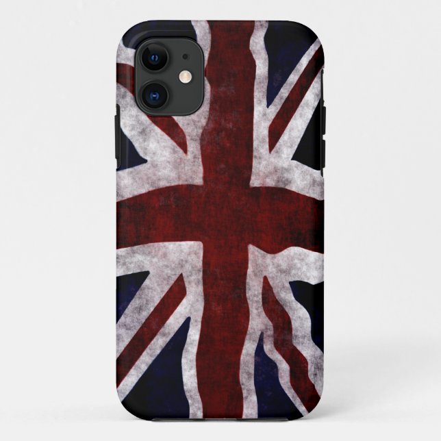 Patriotic Union Jack UK Gewerkschaft Flag Case-Mate iPhone Hülle (Rückseite)