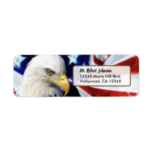 Patriotic United Staaten Bald Eagle