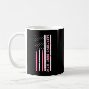 Patriotic US American Flag Design Drumline Mom1 Kaffeetasse