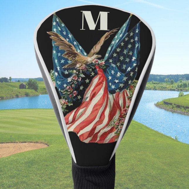 Patriotic US Flag And Eagle Golf Headcover (Von Creator hochgeladen)