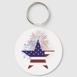 Patriotic US Keyring Schlüsselanhänger
