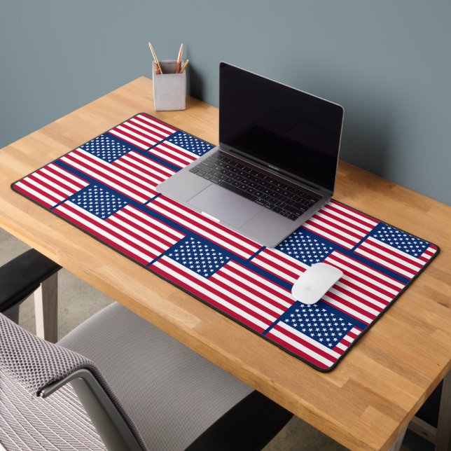 Patriotic USA American Flag Schreibtischunterlage (Büro 2)
