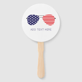 Patriotic USA Aviator Sonnenbrillen Eigene Texte h Fächer