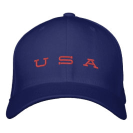 Patriotic USA Bestickte Baseballkappe