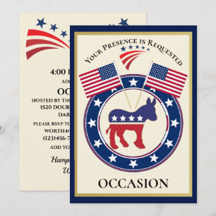 Patriotic USA Einladung