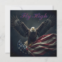 Patriotic USA Flag Eagle