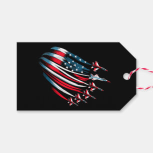 Patriotic USA Flag Fighter Jets Boys 4. Juli Geschenkanhänger