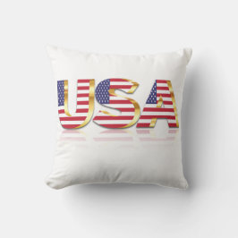Patriotic USA Flag Pillow Kissen