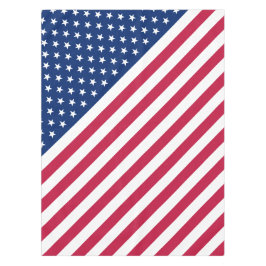 Patriotic USA Flag Streifen Stars Decke Tablecloth