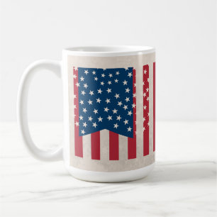 Patriotic USA Flag Tasse American Pride Coffee C