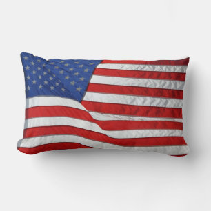 Patriotic USA Flag United Staaten Lendenkissen