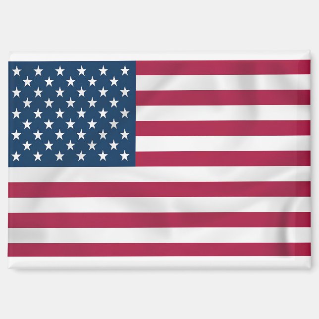 Patriotic USA Flaggenmagnet für jede Oberfläche Magnet (Vorderseite)
