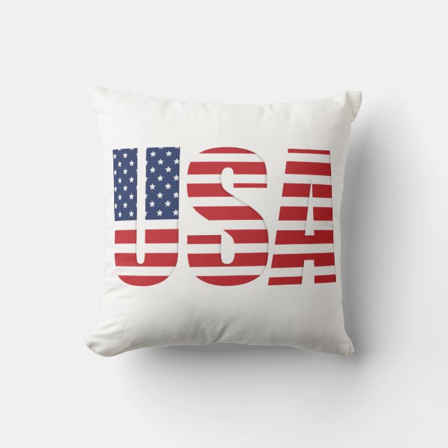 Patriotic USA Pillow Kissen (Vorderseite)