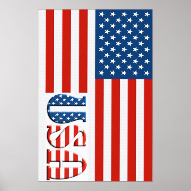 Patriotic USA Poster (Vorne)