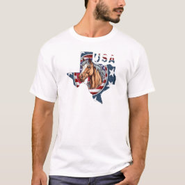 Patriotic USA Texas T-Shirt