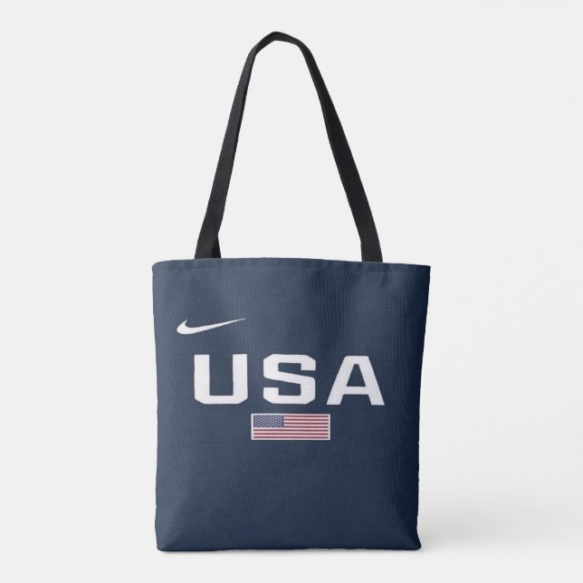 Patriotic USA Tote Bag – Double-Sided American Fla (Rückseite)