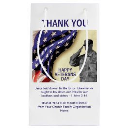 Patriotic USA Vielen Dank VETERANS DAY Kleine Geschenktüte