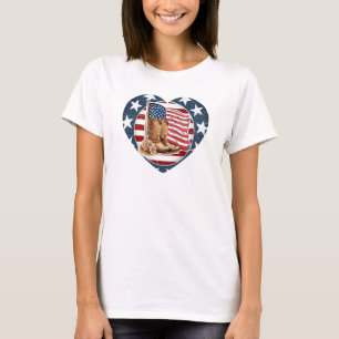 Patriotic USA Western Horse T-Shirt