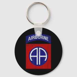 Patriotic Veteran Military erschüttert 82. Airborn Schlüsselanhänger