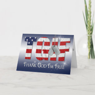 Patriotic Veterans Tagesdesign Karte